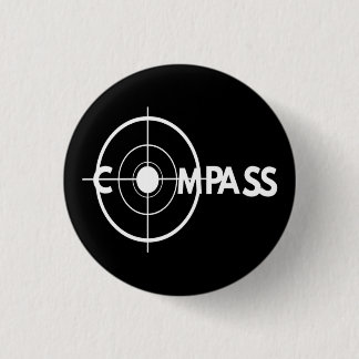 Badge Rond 2,50 Cm The only Compass Button that most follower prefer