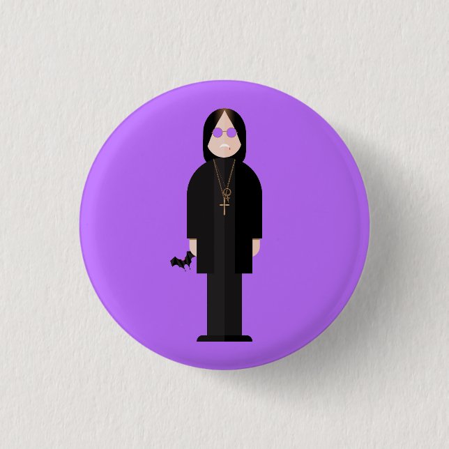Badge Rond 2,50 Cm The Prince of Darkness – Rock Legend Button (Devant)