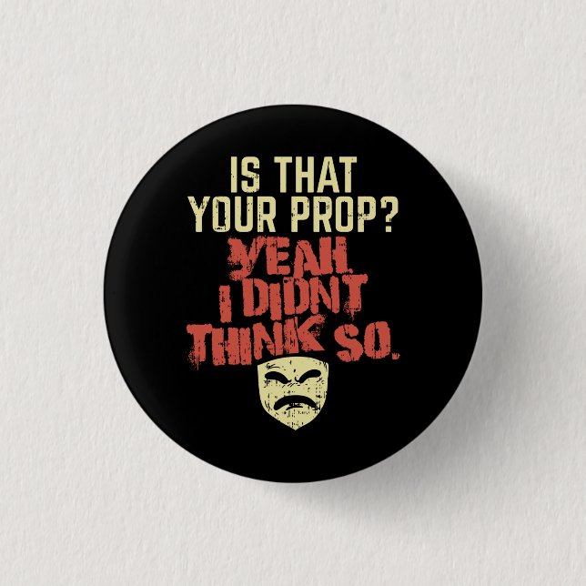 Badge Rond 2,50 Cm Théâtre (Devant)