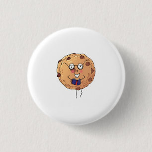 Badge Rond 2,50 Cm Thème de nourriture de cookie mignon
