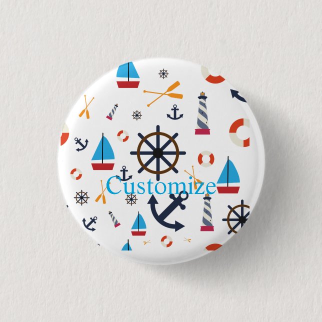 Badge Rond 2,50 Cm Thème nautique Thunder_Cove (Devant)