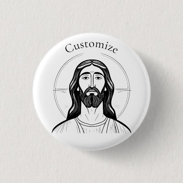 Badge Rond 2,50 Cm Thunder_Cove de Jésus-Christ (Devant)
