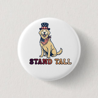 BADGE ROND 2,50 CM TIENS-TOI DEBOUT