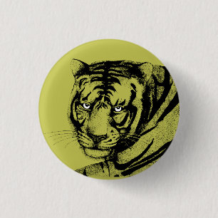 BADGE ROND 2,50 CM TIGER