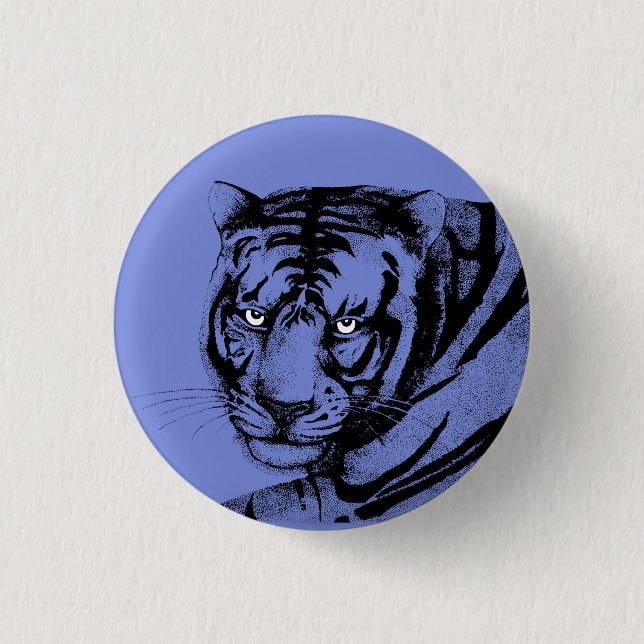 BADGE ROND 2,50 CM TIGER (Devant)