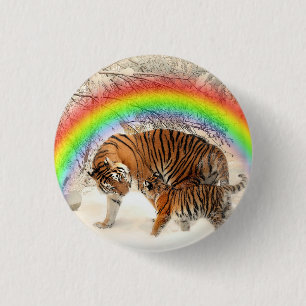 Badge Rond 2,50 Cm Tigre