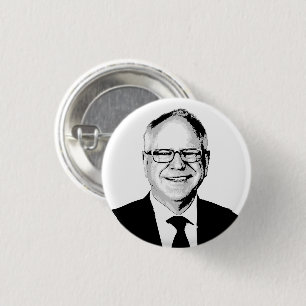 Badge Rond 2,50 Cm Tim Walz