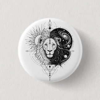 Badge Rond 2,50 Cm Tissus pour amateur d'animaux. Tissu/écusson de li