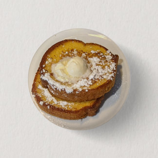 Badge Rond 2,50 Cm Toast français mondialement célèbre de Fast KARL