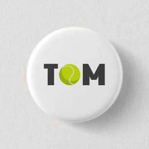Badge Rond 2,50 Cm Tom Tennis