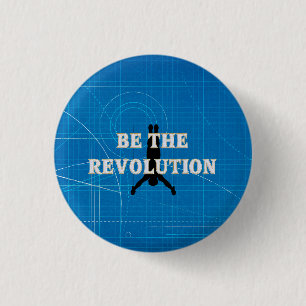 Badge Rond 2,50 Cm TOP Révolution de la Gymnastique