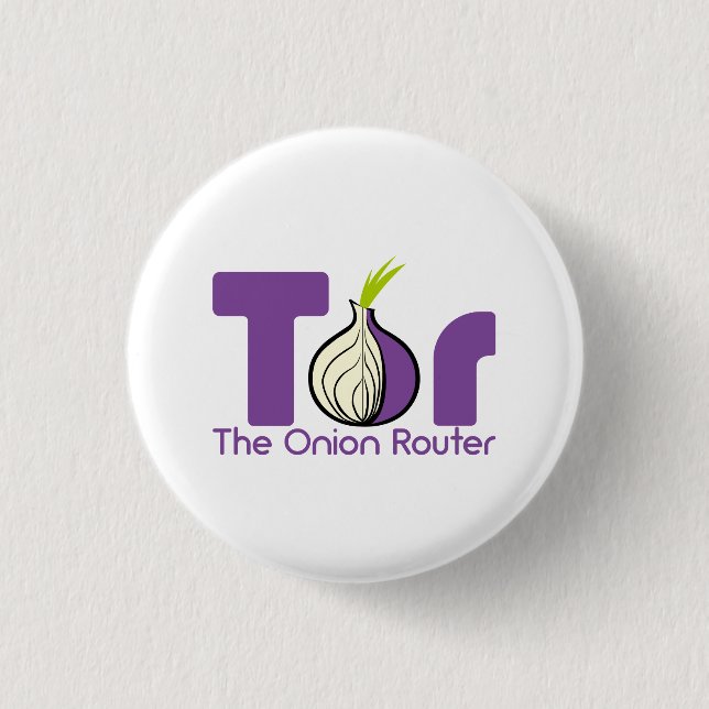 Badge Rond 2,50 Cm Tor - The Onion Router (Devant)