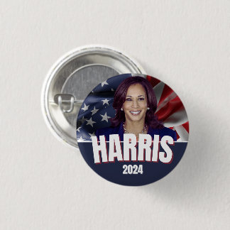 Badge Rond 2,50 Cm Touches du bouton Harris