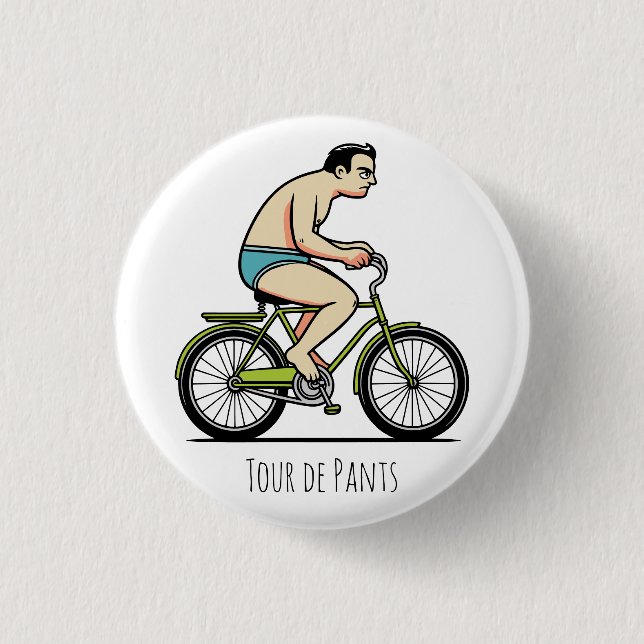 Badge Rond 2,50 Cm Tour des pantalons (Devant)