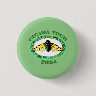 Badge Rond 2,50 Cm Tour du Canada 2024 Broods Lover Insect XIII et XI