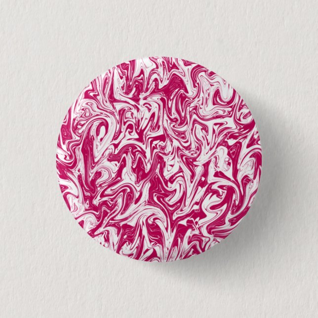 Badge Rond 2,50 Cm Tourbillon rose et blanc (Devant)