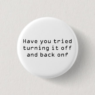 Badge Rond 2,50 Cm tournez-le de retour dessus