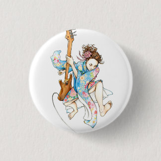 Badge Rond 2,50 Cm "Tournez" le Pin original sauvage de salle de