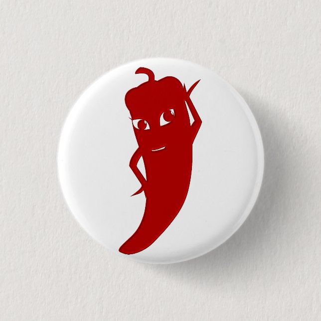 Badge Rond 2,50 Cm Tous Red Hot Pepper Diva (Devant)