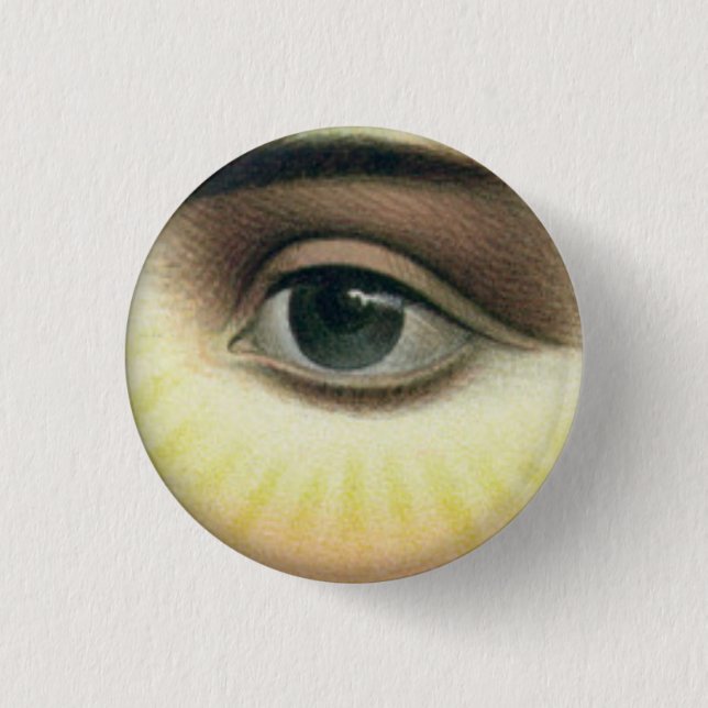Badge Rond 2,50 Cm Tout l'oeil voyant (Devant)