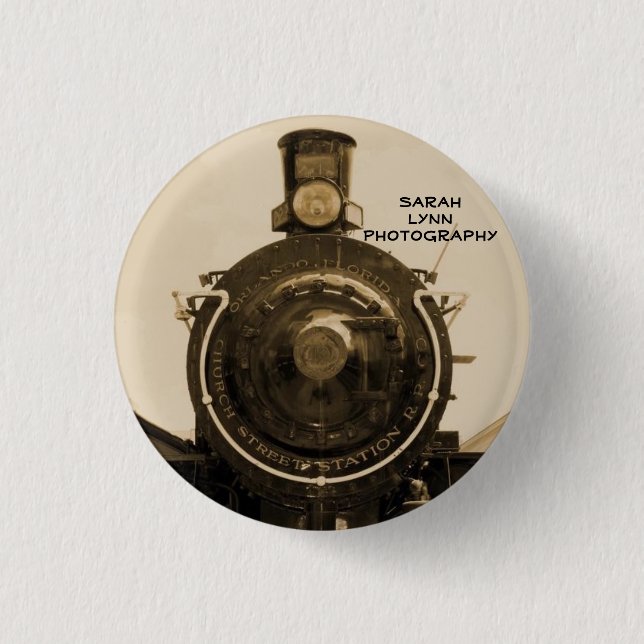 Badge Rond 2,50 Cm Train (Devant)