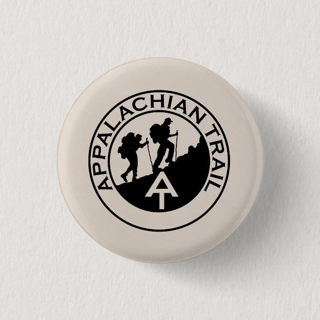 Badge Rond 2,50 Cm Traînée appalachienne (Devant)