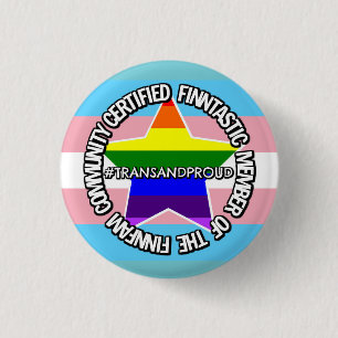 Badge Rond 2,50 Cm (Trans) Insigne certifié membre FinnFam