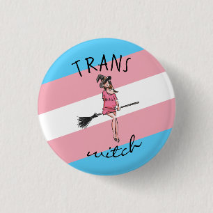 BADGE ROND 2,50 CM TRANS WITCH