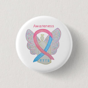Badge Rond 2,50 Cm Transfusion jumelée à double transfusion TTS Sen