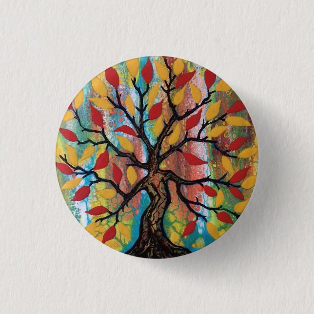 Badge Rond 2,50 Cm Tree of Life (Devant)