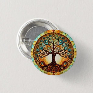 Badge Rond 2,50 Cm Tree of Life
