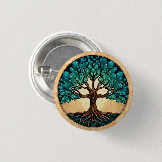 Badge Rond 2,50 Cm Tree of Life