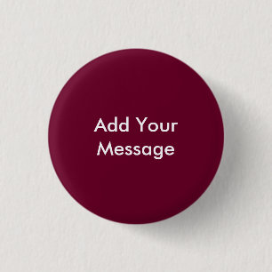Badge Rond 2,50 Cm Trend Color Dark Burgundy Ajouter votre bouton de
