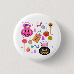 Badge Rond 2,50 Cm Trick or Treat
