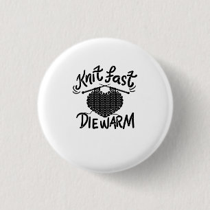 Badge Rond 2,50 Cm Tricot Funny Knitter