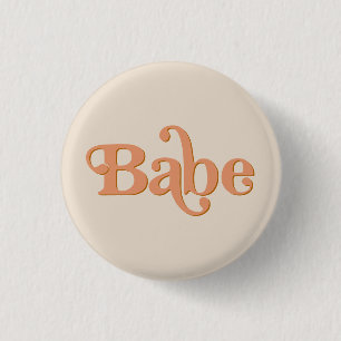 Badge Rond 2,50 Cm TRIXIE Rétro 70's La Fête Bachelorette Babe
