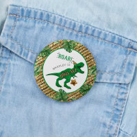 Trois Rex Dinosaur 3e fête d'anniversaire Favorise