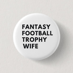 Badge Rond 2,50 Cm Trophée de football d'Imaginaire Femme Couples amu