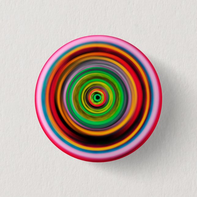 Badge Rond 2,50 Cm Trou de ver psychédélique (Devant)