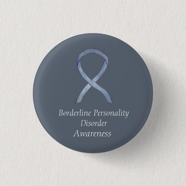 Badge Rond 2,50 Cm Trouble de la personnalité limite (BPD) Épingles à (Devant)