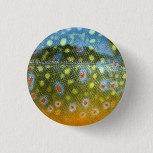 Badge Rond 2,50 Cm Truite mouchetée