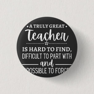 Badge Rond 2,50 Cm Truly Great Teacher