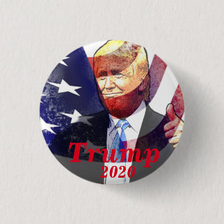 Badge Rond 2,50 Cm Trump 2020