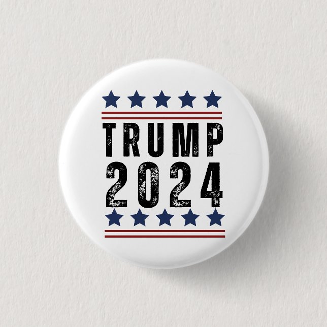 Badge Rond 2,50 Cm Trump 2024 (Devant)