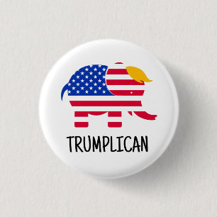 Badge Rond 2,50 Cm Trump Election 2024 Campagne Nouveautés Cadeau Cad