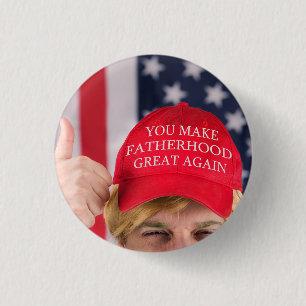 Badge Rond 2,50 Cm Trump et la paternité