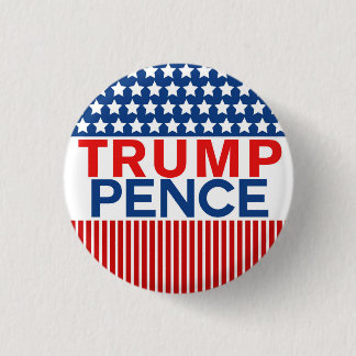 Badge Rond 2,50 Cm Trump - Pence 2016