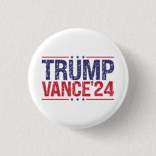 Badge Rond 2,50 Cm Trump Vance 2024