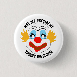 Badge Rond 2,50 Cm Trumpy le clown