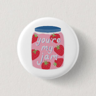 Badge Rond 2,50 Cm Tu es la Journée de la Valentines de ma confiture